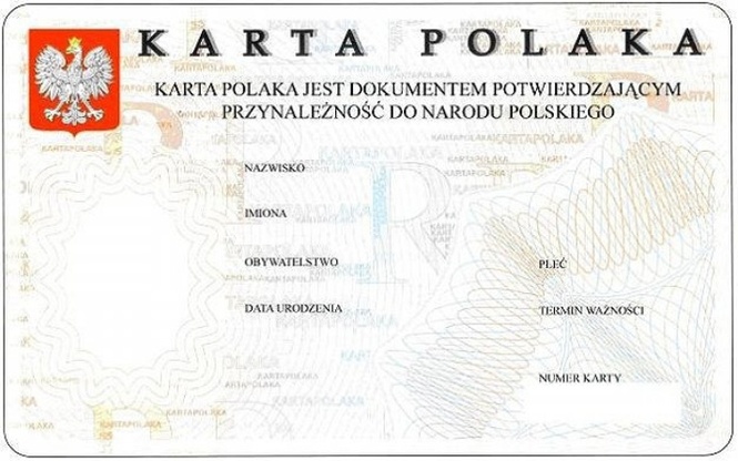 Карта поляка и Польша